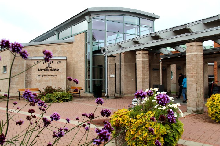 Entrén till Norrtälje sjukhus